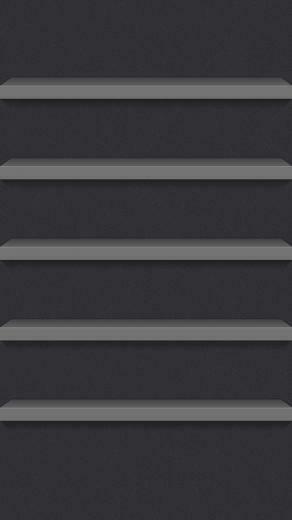 iPhone Wallpaper Steel Shelves