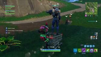 Fortnite Shopping Cart HD Wallpaper