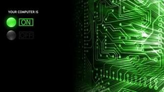 Circuit Board Wallpaper Green Desktop