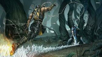 Scorpion Vs Sub Zero Mortal Kombat Wallpaper