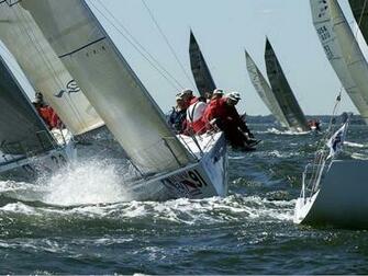 Sailboat Race Wallpaper