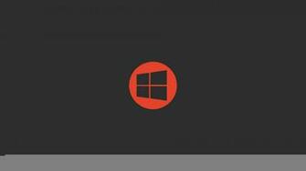 Wallpaper Windows Microsoft Orange Logo Hi Tech