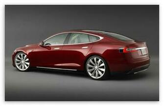 Tesla Model S Signature Rear HD Wallpaper For Wide