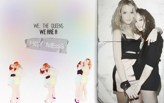 Serena And Blair Image Hot Mess HD Wallpaper Background