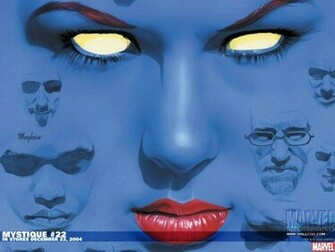 Mystique Cartoon Babes Wallpaper