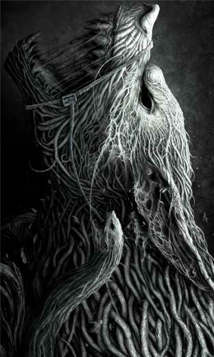 Roots Wolf Windows Phone Wallpaper Wpwallpaper