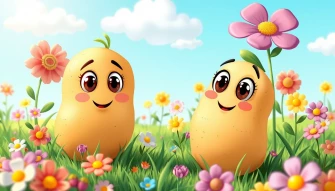 Cute Potato Wallpaper