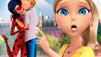 Miraculous Ladybug Romantic Fan Art Wallpaper