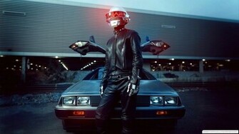 Daft Punk Delorean HD Wallpaper Res