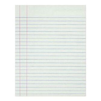 Lined School Paper Background Flyer