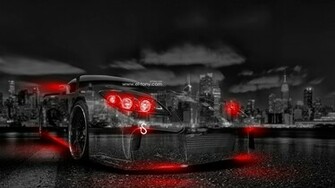 Mazda Rx7 Veilside Crystal City Car Red Neon Design By Tony