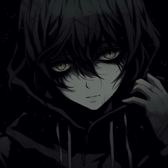 Dark Cloaked Anime Boy Wallpaper