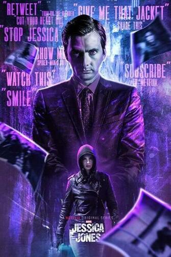 Jessica Jones Promo Art Poster Marvel Comics