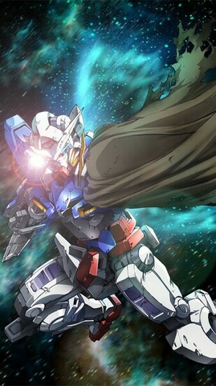 Gn 001re Gundam Exia Repair Wallpaper Poster Image Kits