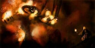 The Fellowship Of Ring Gandalf Vs Balrog Artworks Designrshub