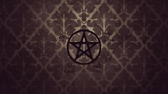 Wicca Pentagram Air Water Fire Earth Soul By Juanstraightjacket On