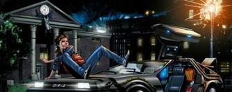 Wallpaper Back To The Future Marty Mcfly Art
