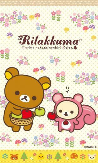 Rilakkuma iPhone Android Wallpaper Background