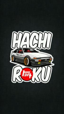 Hachi Roku Toyota Corolla Sprinter Trueno Ae86 Gt Apex Phone
