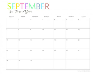 October Calendar