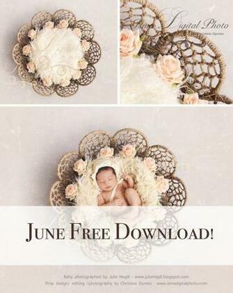 Twine Circles Bowl Digital Backdrop Background Psd With