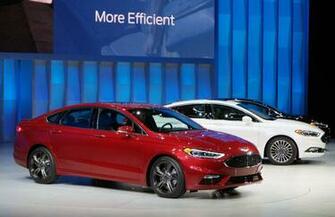 Detroit Auto Show Ford Fusion Sport Sedan Cars Wallpaper
