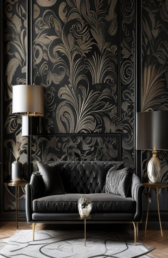 Black Elegant Wallpaper
