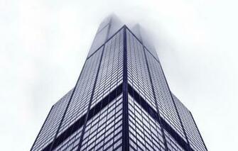 Wallpaper Fog The City Chicago Building Sky Il
