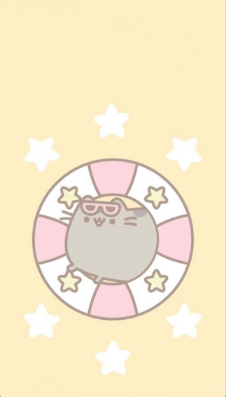 Pusheen The Cat Wallpaper Summer Cute