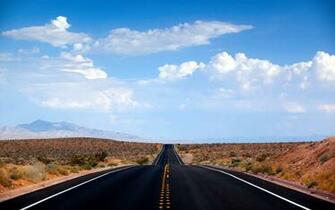 Desert Road Nevada Wallpaper