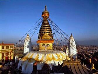 Swayambhunath Temple Kathmandu Nepal HD Wallpaper