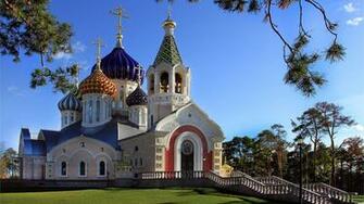 Domes On A Orthodox Church Wallpaper World