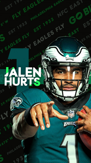 Jalen Hurts Eagles Wallpaper