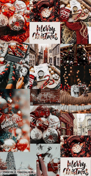 Christmas Collage Wallpaper Ideas Warmest Wishes I Take You