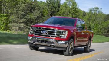 Ford F Lariat Color Rapid Red Metallic Front HD