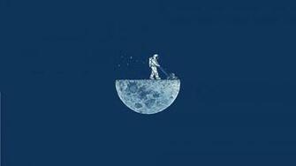 Digitalart Io Moon Astronauts Illustration Wallpaper