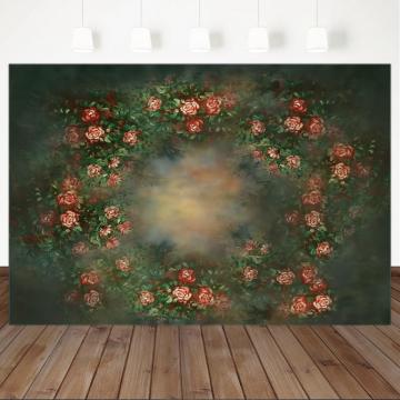 Vintage Classic Floral Photography Backdrop Studio Portrait Photo