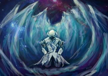 Frost Warframe Art Fantasy