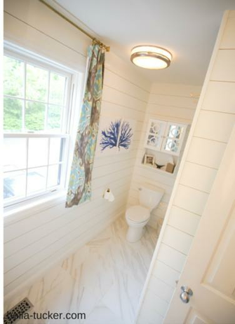 White Shiplap Bathroom