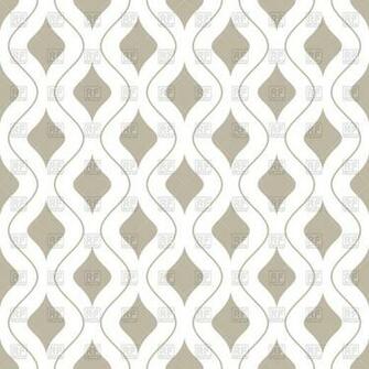 White And Beige Seamless Wallpaper With Wavy Lines Background