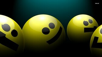 Smiley Faces Wallpaper 3d