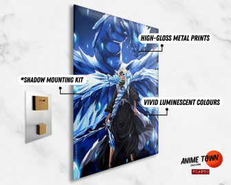 Bleach Hitsugaya Toshiro Hollow Bankai Metal Poster