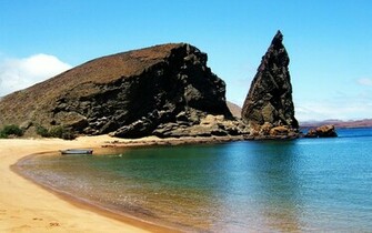 Pinnacle Rock Beach Galapagos Ecuador Wallpaper