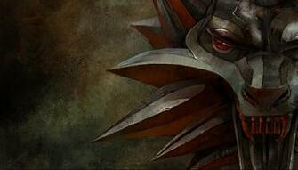 The Witcher Wolf Medallion Wallpaper