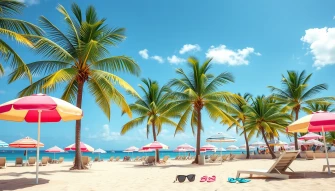 Tropical Preppy Summer Wallpaper
