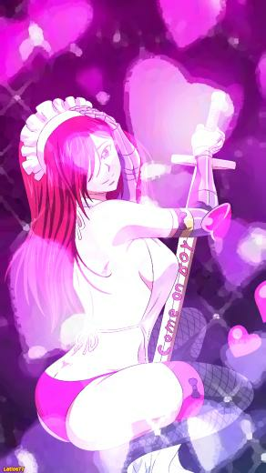 Fairy Tail Seduction iPhone Wallpaper By Latios77
