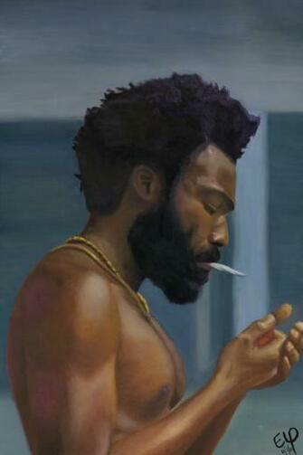 This Is America My First Oil Painting Inspired By Childish