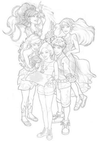 Kids N Fun Coloring Lego Elves