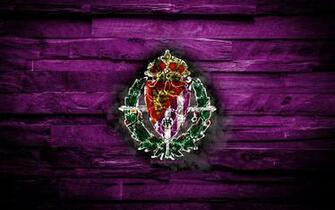 Wallpaper Real Valladolid Fc Burning Logo La Liga