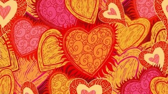 Red Hearts Love Wallpaper Heart Valentine